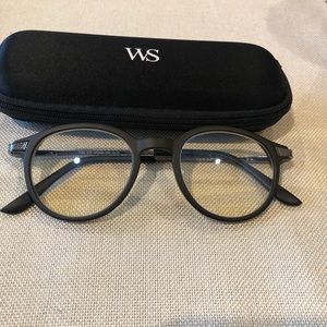 WS non prescription eye glasses small